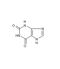 黄嘌呤结构式